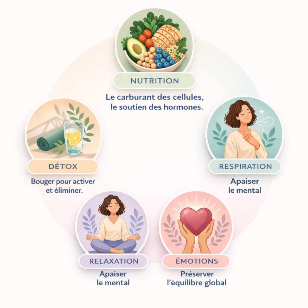 Yann Rougier - 5 facteurs du vivants Comment en finir avec les symptômes de la ménopause?